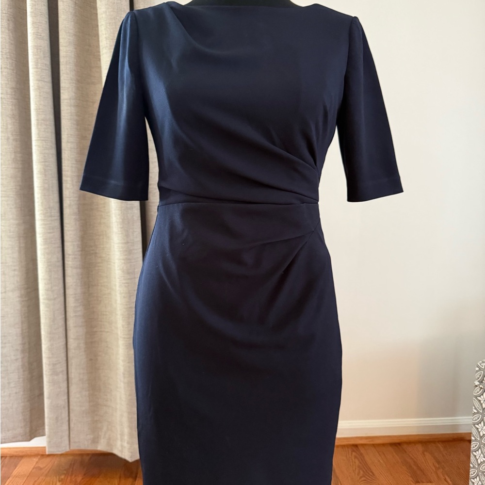 Elegant Navy Blue Women's Dress
